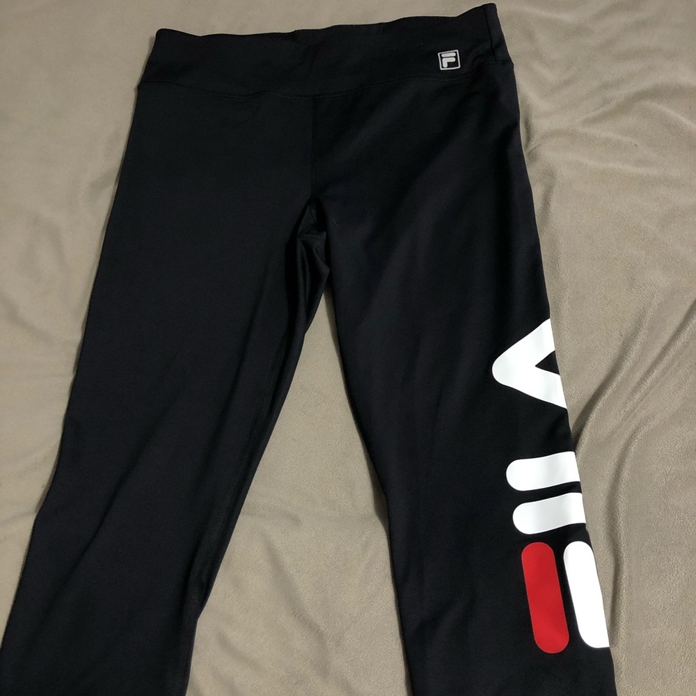 fila navy blue leggings